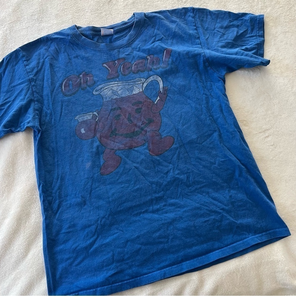 Vintage OH YEAH Koolaid Man Graphic Unisex Short Sleeve T-Shirt